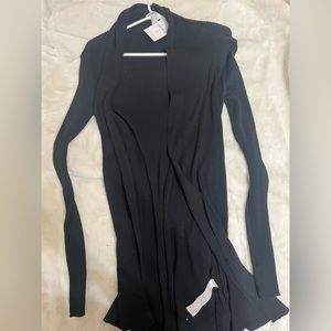 Black cardigan